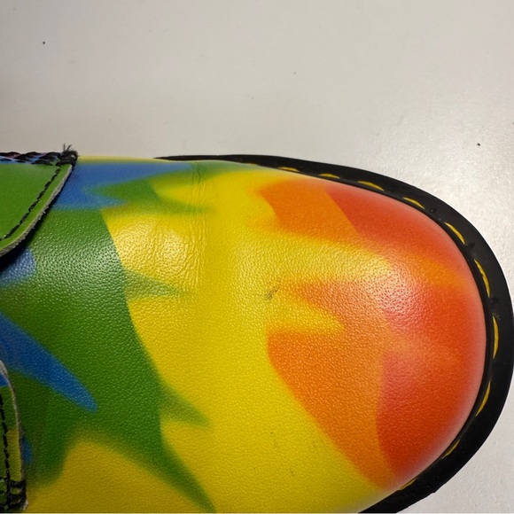 Dr Docs Martens 1460 8 Eye Tie Dye Pride Boots Unisex Men Size 9 Women’s 10 - Picture 11 of 13